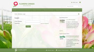 Login - Flowers Canada Growers