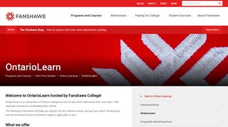 OntarioLearn | Fanshawe College