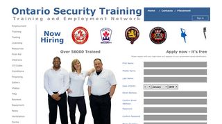 Ontario Security Training