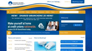 Ontario Shores Federal Credit Union | Where you belong…