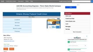 Ontario Shores Federal Credit Union - Newfane, NY