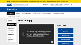 How to Apply - Admissions - Ryerson University