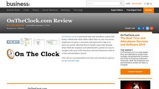 OnTheClock.com Review 2018 | Time and Attendance System Reviews