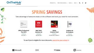 OnTheHub: Save up to 95% with Academic Software Discounts for ...