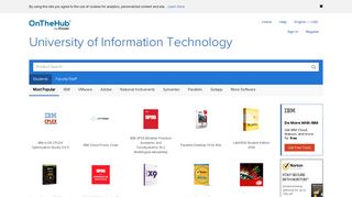 University of Information Technology | Academic Software ... - OnTheHub