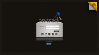 On-Track - Login Page