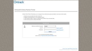 Ontrack® Online Partner Portal