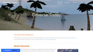 ONVERSE TODAY - Home
