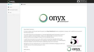 Onyx CenterSource Invoice Portal