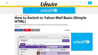 How to Switch to Yahoo Mail Basic - Lifewire