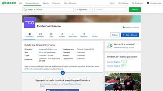 Working at Oodle Car Finance | Glassdoor