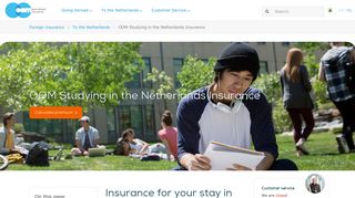 OOM Studying in the Netherlands Insurance-OOM Insurances