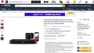 Amazon.com : Ooma Office Small Business Phone System. Get better ...
