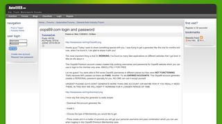 oops69.com login and password | Car Forums - Cars, Trucks ...