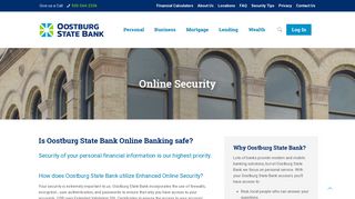 Online Security | Oostburg State Bank