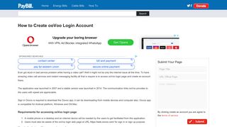 How To Create OoVoo Login Account - How To Pay Your Home Bill ...