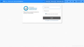 Ontario Pharmacists Association - Secure login - Sur.ly