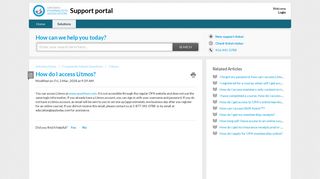 How do I access Litmos? : Support portal