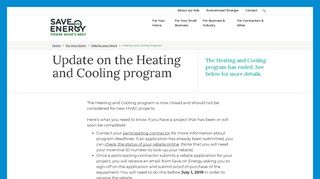 Heating & Cooling Program - Home Energy Rebates | Save on Energy