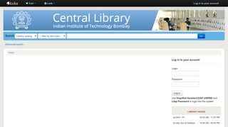 Central Library, IIT, Bombay catalog