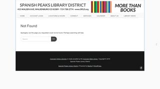 Instructions To Access OPAC Account – Spanish Peaks Library District