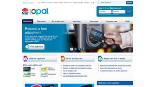 Opal: Home | NSW Government