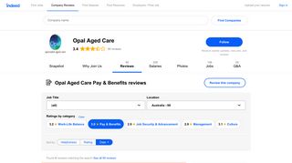 Working at Opal Aged Care: Employee Reviews about Pay ... - Indeed