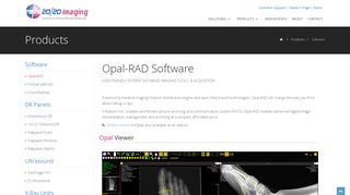 Opal-RAD Medical Grade Digital X-Ray Software - 20/20 Imaging