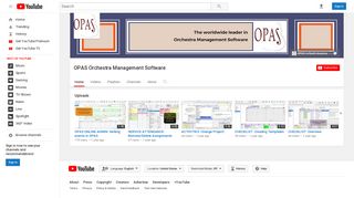 OPAS Orchestra Management Software - YouTube