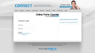 OPC - CONNECT LOGIN - Connect CMMS