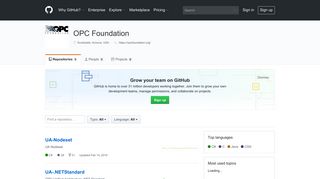 OPC Foundation · GitHub