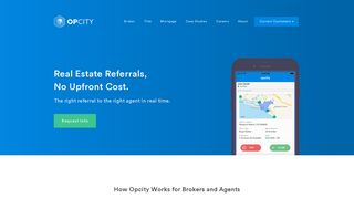 Real Estate Referrals, No Upfront Cost - Opcity, Inc.