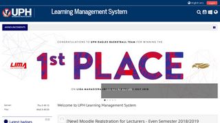 UPH Learning Management System