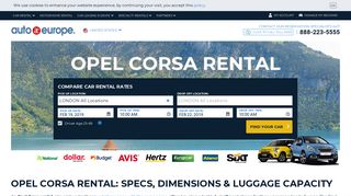Opel Corsa Rental Car | Opel Corsa Specs | Auto Europe ®