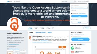 Open Access Button (@OA_Button) | Twitter