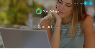 Contact Us - Open Colleges
