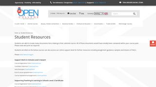 Student Resources : UK Open College, Distance Learning Specialists