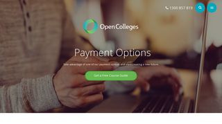 Payment Options - Open Colleges