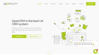 Open CRM UK | Best UK CRM System | Cloud CRM