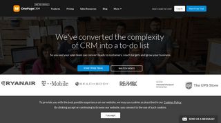 OnePageCRM: Sales CRM, Contact Management & Pipeline ...