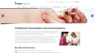 Childhood Vaccinations and Immunisations | Health Intelligence