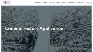 Criminal History Records Application