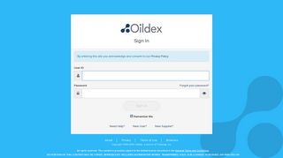 Oildex Sign In