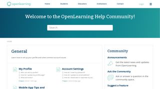 General - OpenLearning Help Community