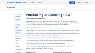 Atlassian Purchasing and Licensing FAQ | Atlassian