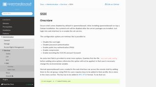SSH — openmediavault 4.0.0 documentation