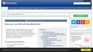 Build your own NAS with OpenMediaVault - HowtoForge