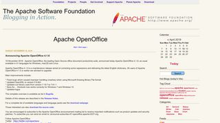 Apache OpenOffice - Apache Blogs - The Apache Software Foundation!