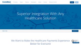 Integration With Any EHR or PM Solution - InstaMed