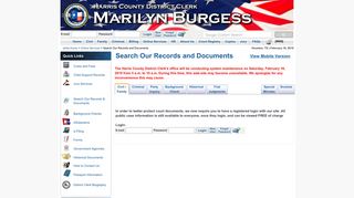 Search Our Records and Documents - Harris County District Clerk